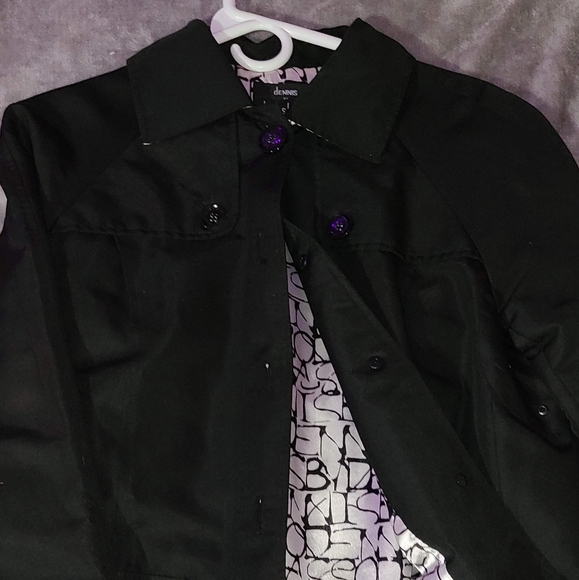 Dennis black overcoat - Picture 1 of 2